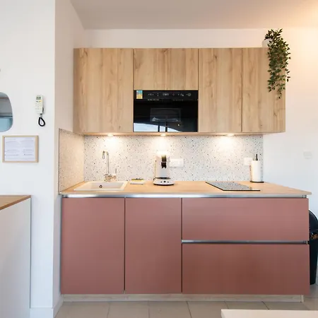 Grand Front De - Climatiser Avec Place De Parking דירה *