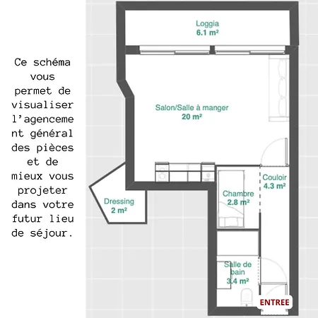 Grand Front De - Climatiser Avec Place De Parking *