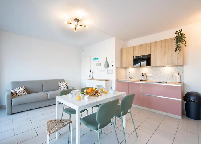 דירה Grand Front De - Climatiser Avec Place De Parking לה גרנד מוט